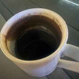 Terebinth coffee alternative in a cup, roasted in Turkey