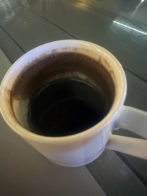 Finished terebinth cup after blending in the second ingredient