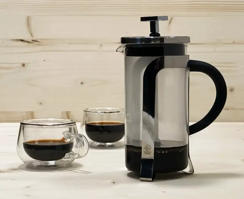 NooTea Brew 2 brewed in French press